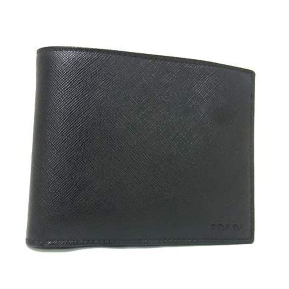 PRADA Other - PRADA Saffiano Wallet - Black Leather Men's Bifold